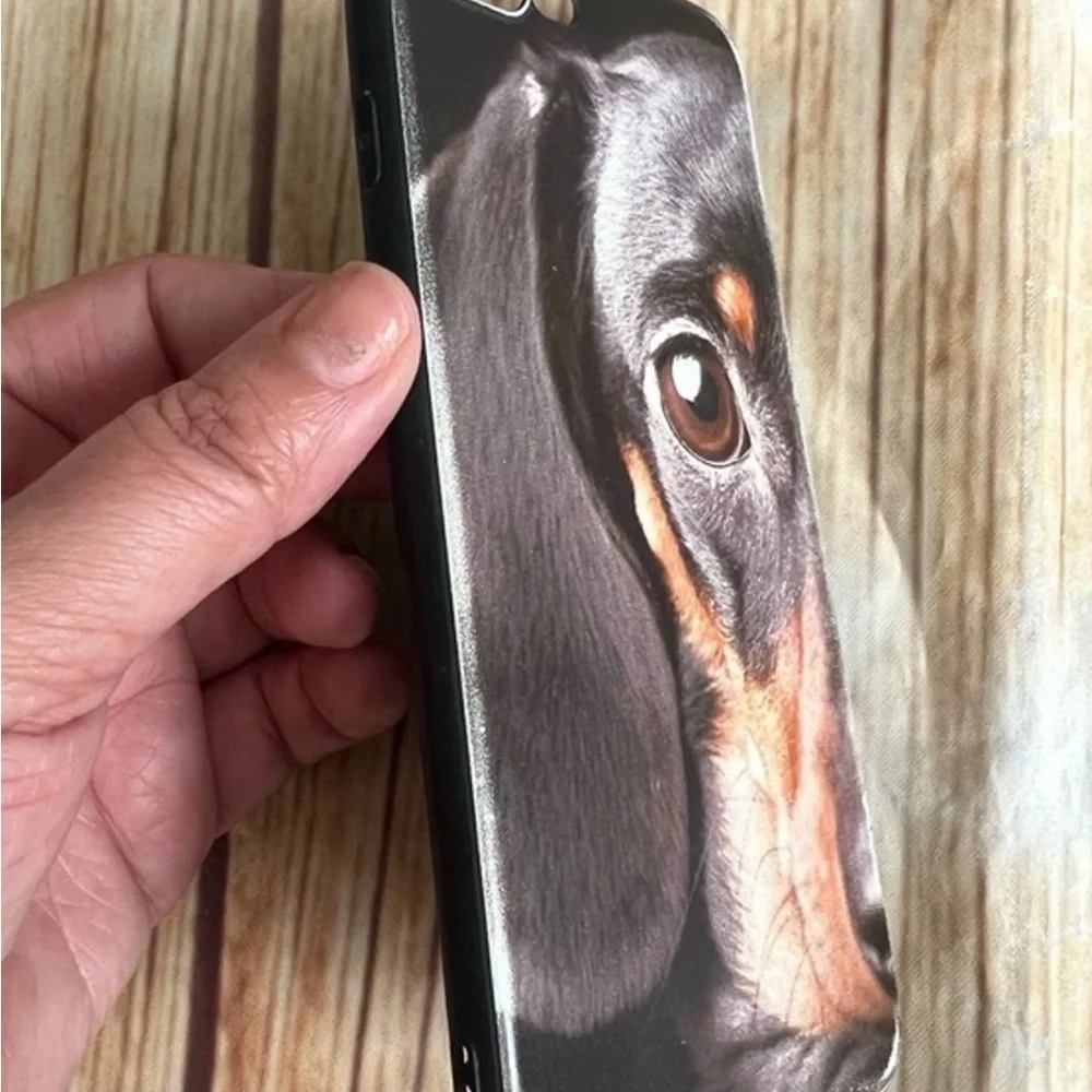 Unbranded iPhone 7 Plus Dachshund Dog Print Protective Case